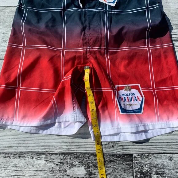 NWT Molson Canadian Board Shorts - Picture 7 of 9